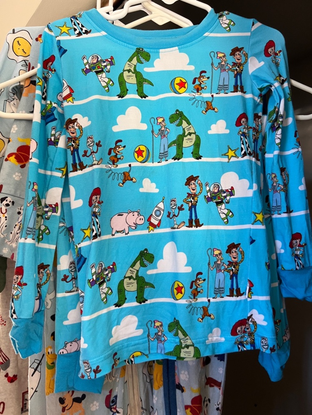 Toy Story Blue Kids Long-Sleeve PJ Set